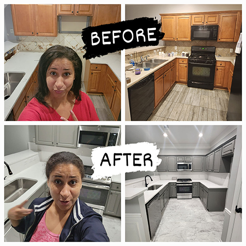 Kitchen b4 and After